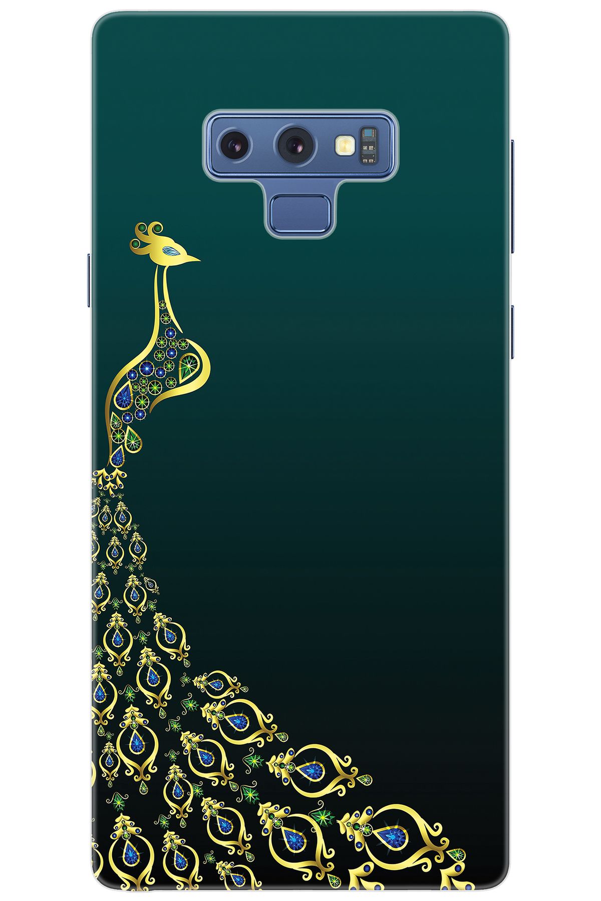 Ceppare Samsung Galaxy Note 9 (SM-N960F) Uyumlu Kılıf Desenli Silikon Tavus Kuşu STK:540 CP-YU98It5
