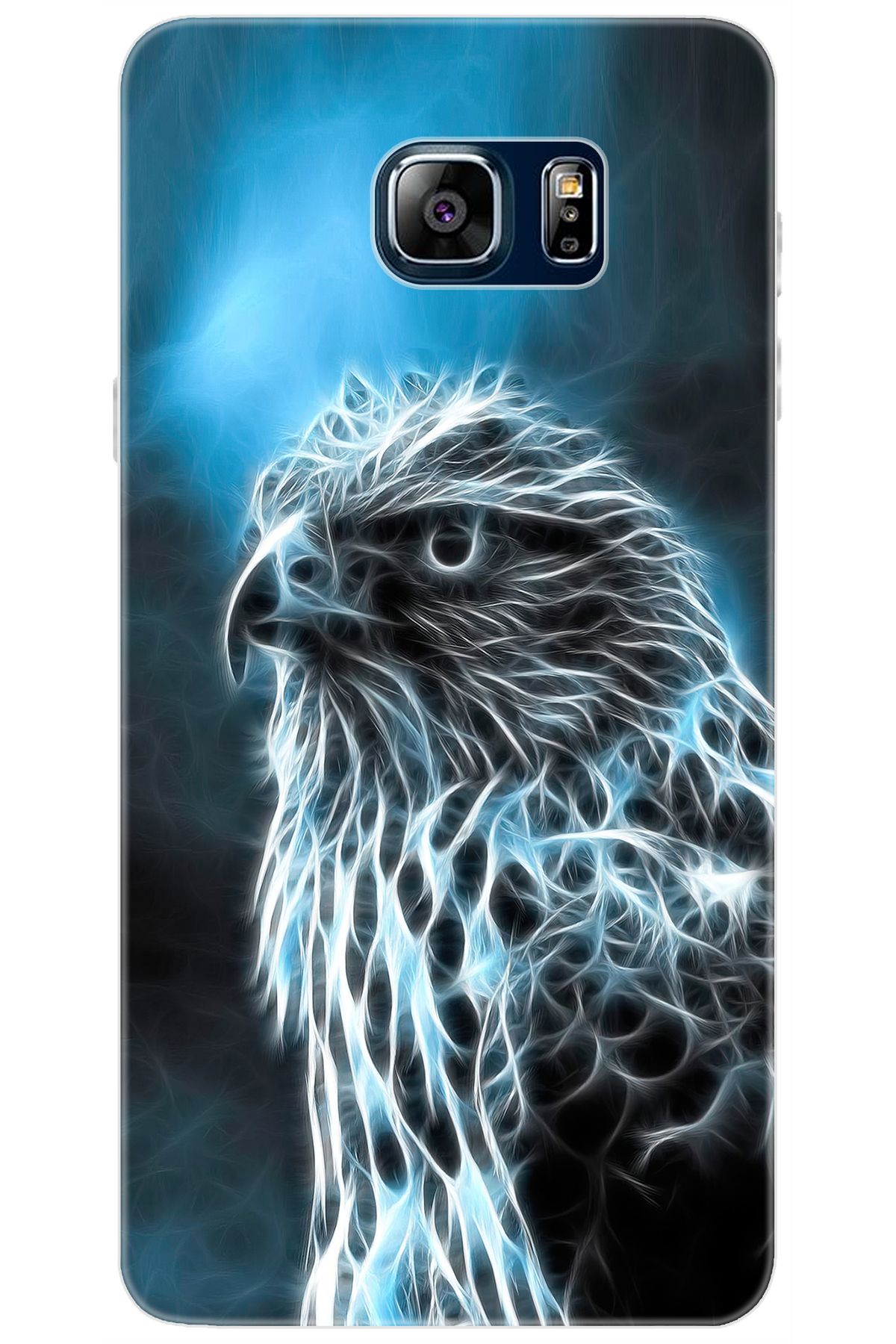 Ceppare Samsung Galaxy Note 5 (SM-N910F) Uyumlu Kılıf Desenli Silikon Şahin STK:196 CP-0uHxTaL