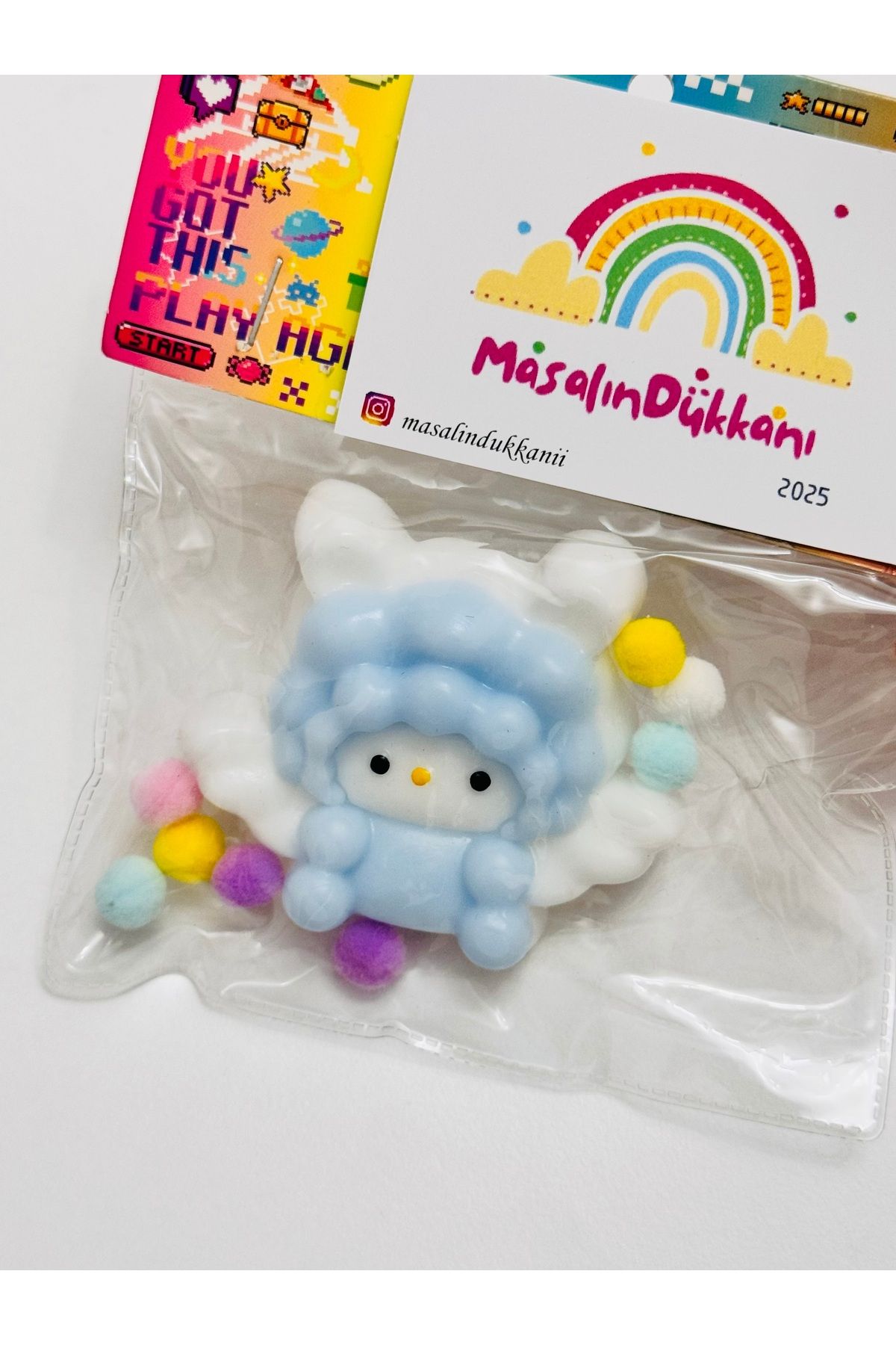 sukuşi Mavi Sukuşi Squishy Mojmoj