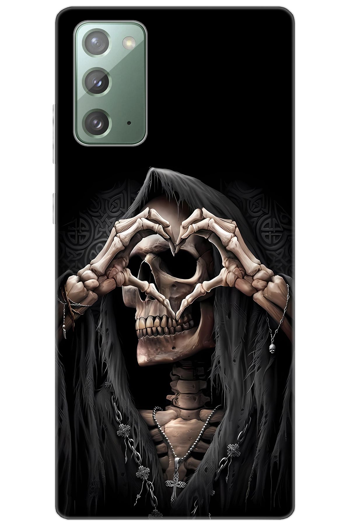 Ceppare Samsung Galaxy Note 20 (SM-N980F) Uyumlu Kılıf Desenli Silikon İskelet STK:652 CP-QUpmPhC