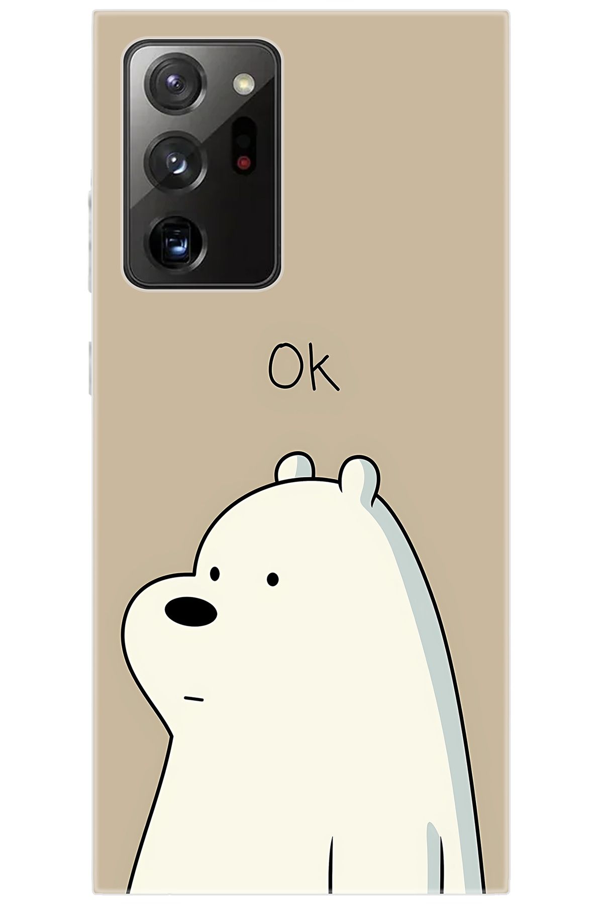 Ceppare Samsung Galaxy Note 20 ULTRA (SM-N985F) Uyumlu Kılıf Desenli Silikon Panda OK STK:641 CP-EOMTjKR