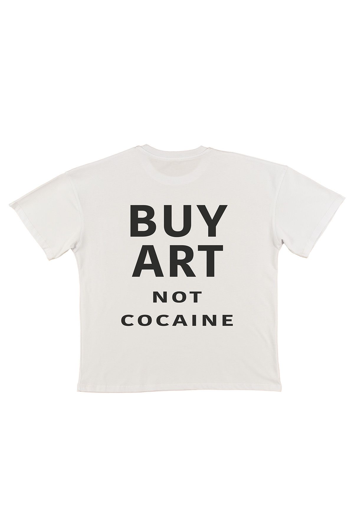 urbvn Buy ART Baskılı Beyaz Oversize T-shirt