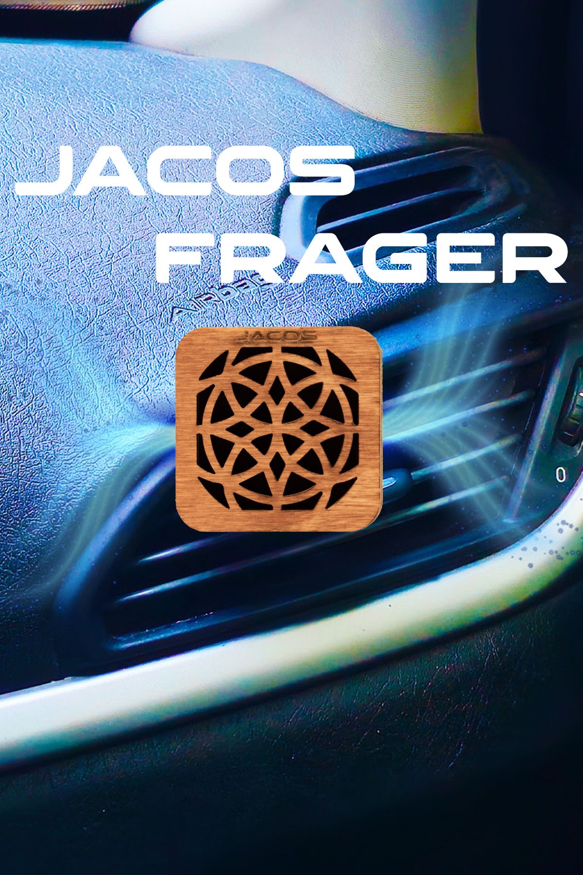 JACOS Frager Ahşap Araba Kokusu Difüzör Oto Koku Japon Kiraz Lavanta Yasemin Hediye Esans mk015
