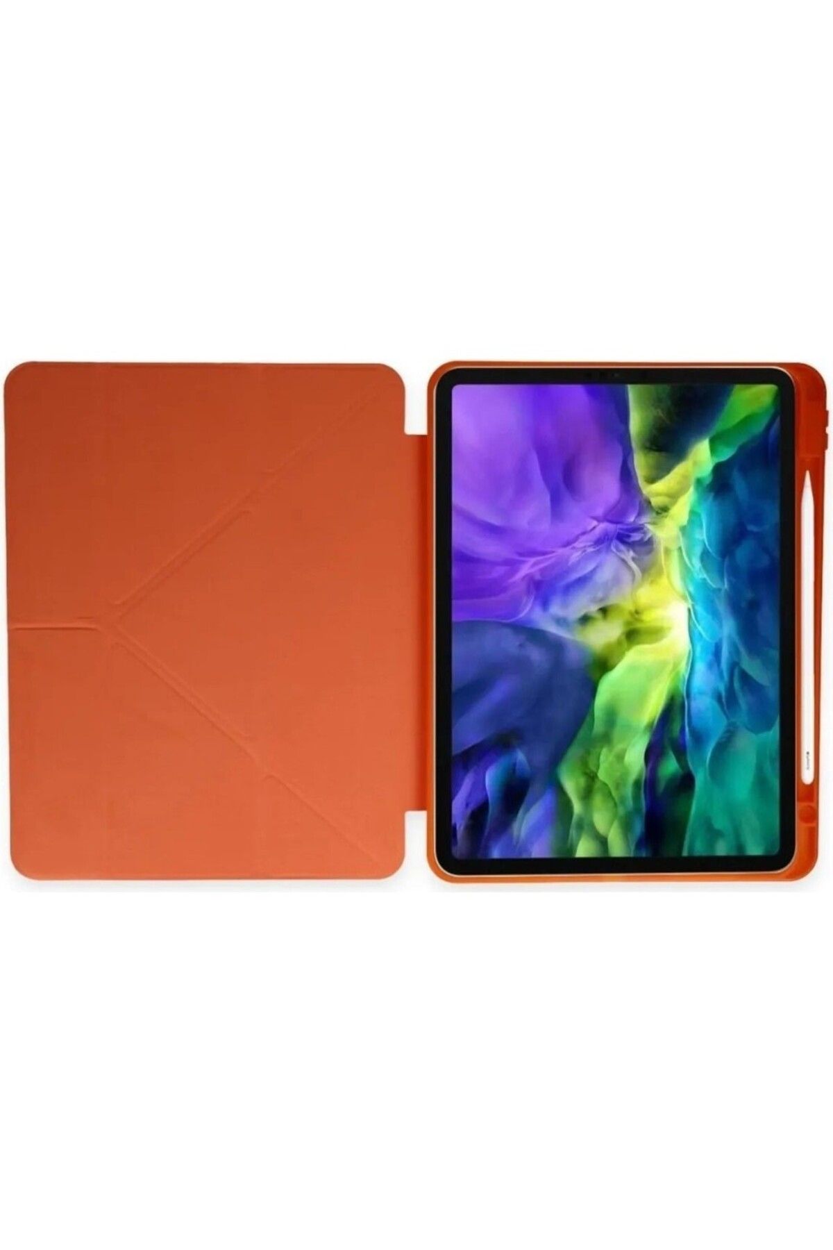 Zentico Samsung Galaxy Tab S6 Lite P610/P620 Uyumlu Origami Kalem Bölmeli Standlı Kılıf