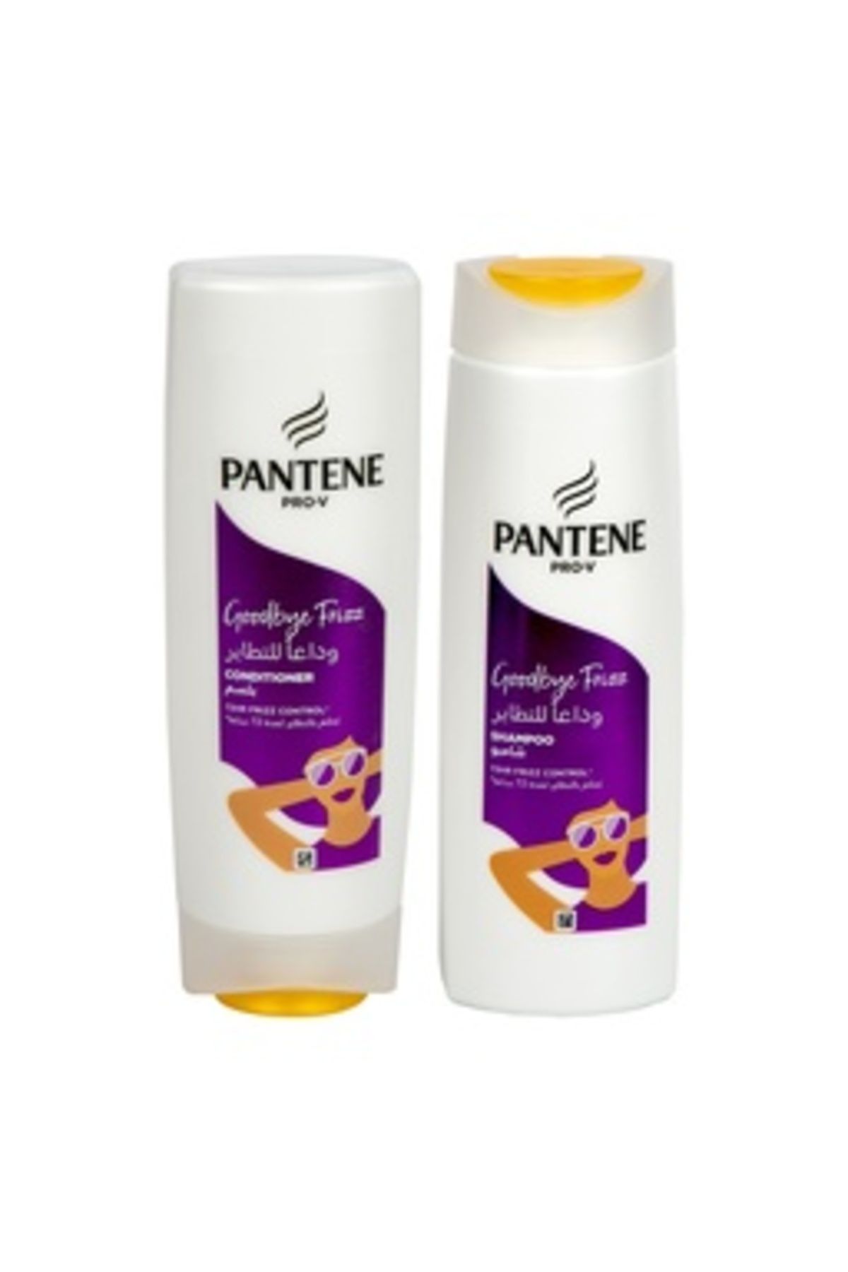 Pantene-Pro-V Goodbye Frizz Shampoo 400 ml + Conditioner 360 ml 6
