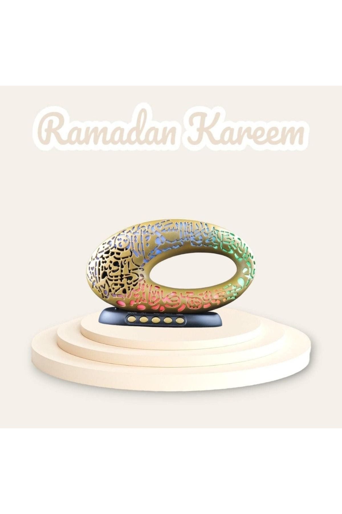 Generic-New Quran Speaker New Model Of Future Museum Design Bluetooth and Different Colour Light for Ramadan 4