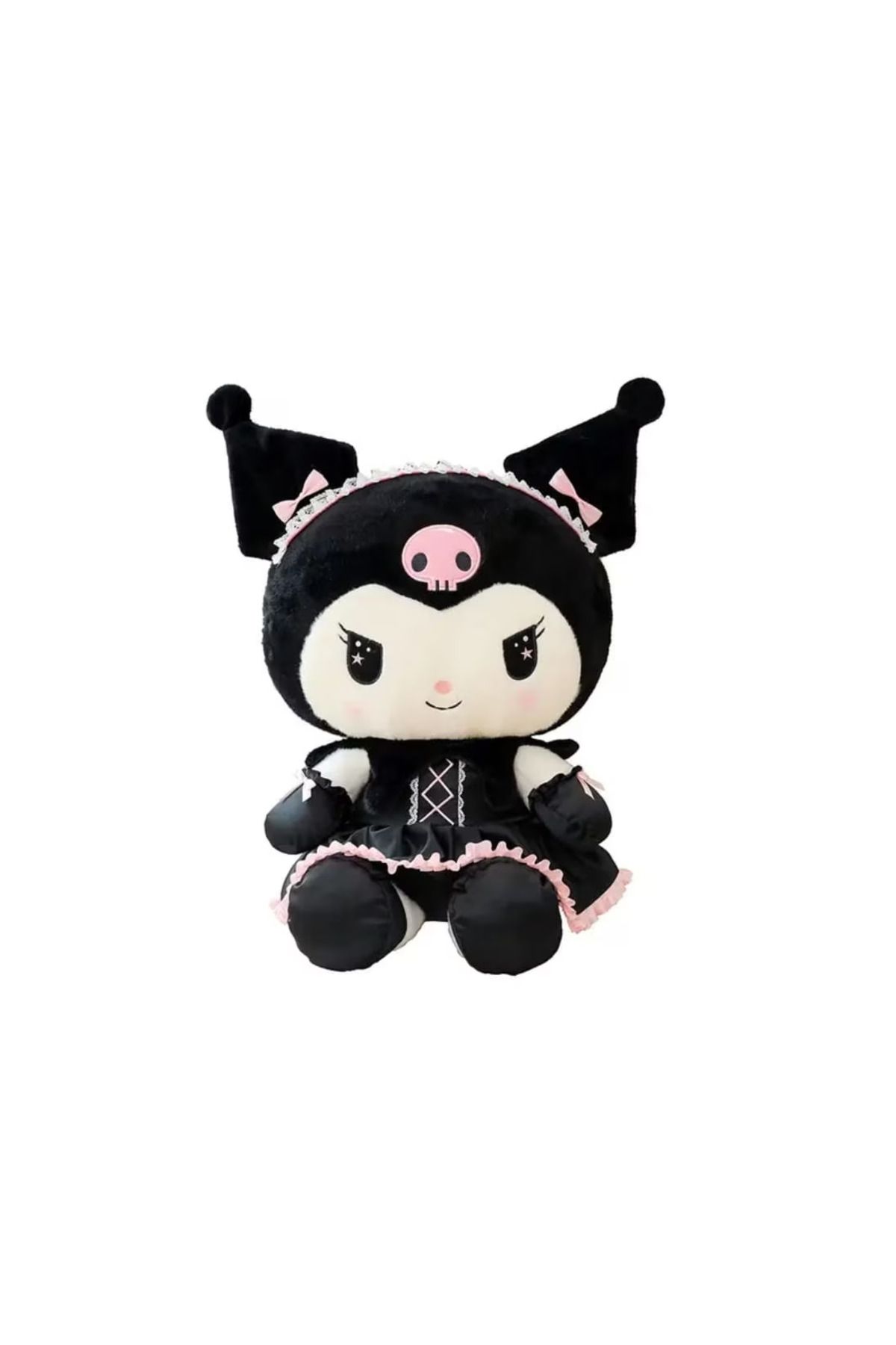 ABYZ Păpușă Kuromi Din Seria Hello Kitty Sanrio, Pluș Cu Rochie, 55 Cm Unisex - One Size