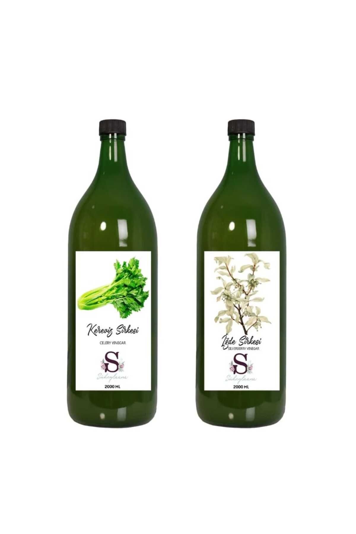 Süheylaana Doğal Kereviz Sirkesi 2000 Ml - Doğal İğde Sirkesi 2000 Ml