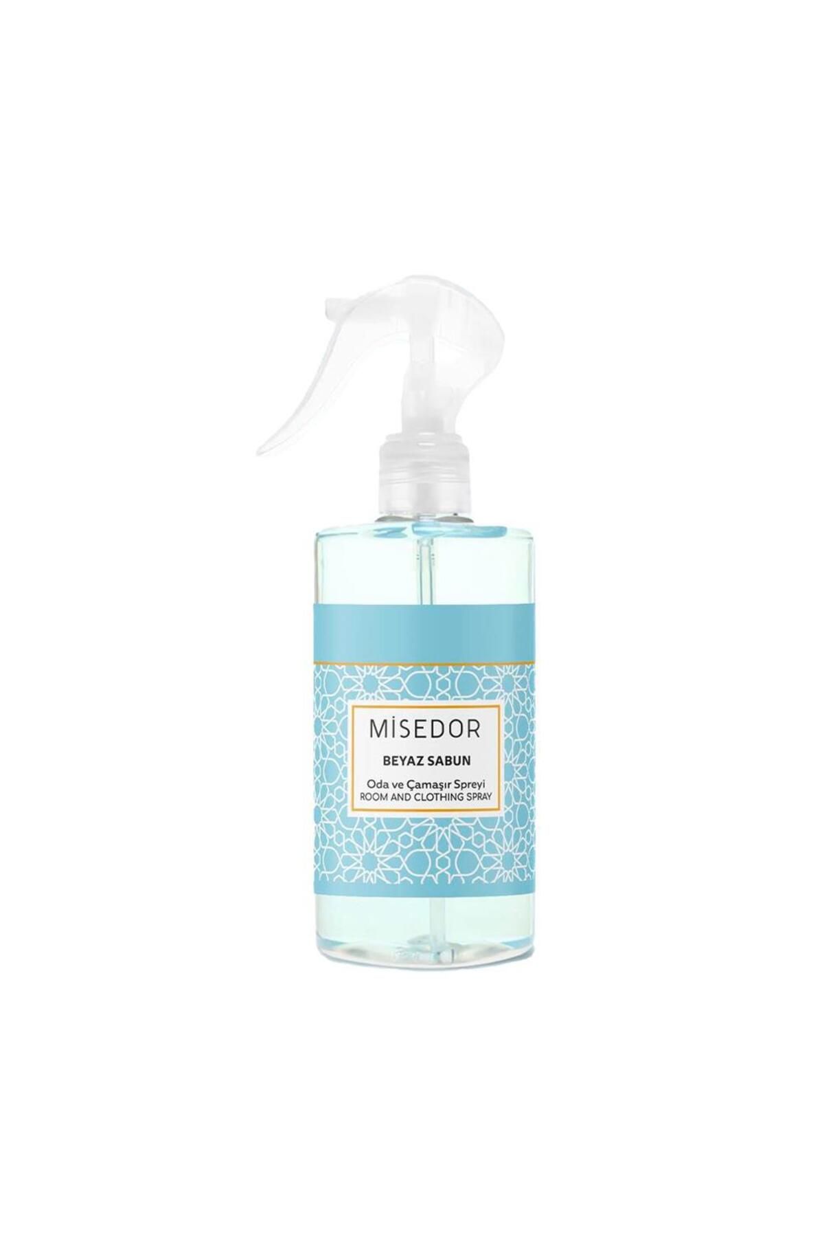 Misedor Sprey Oda Kokusu ve Çamaşır Parfümü 330 ml - Beyaz Sabun