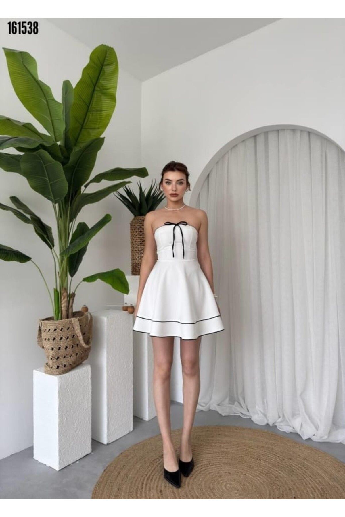 Cbm Yuna straplez elbise-