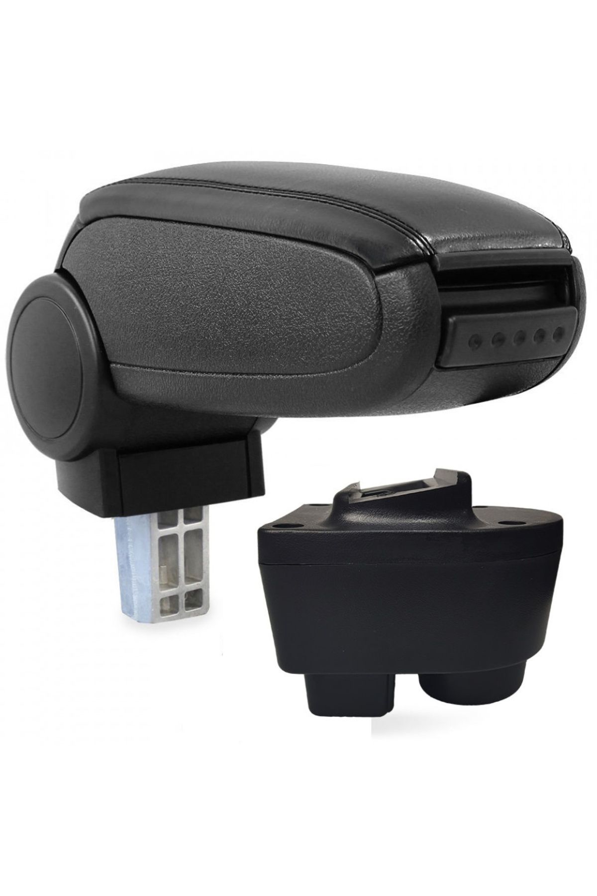 CED AUTO TRADE Cotiera Auto Opel Corsa C 1998-2008, Piele Ecologica Neagra - One Size