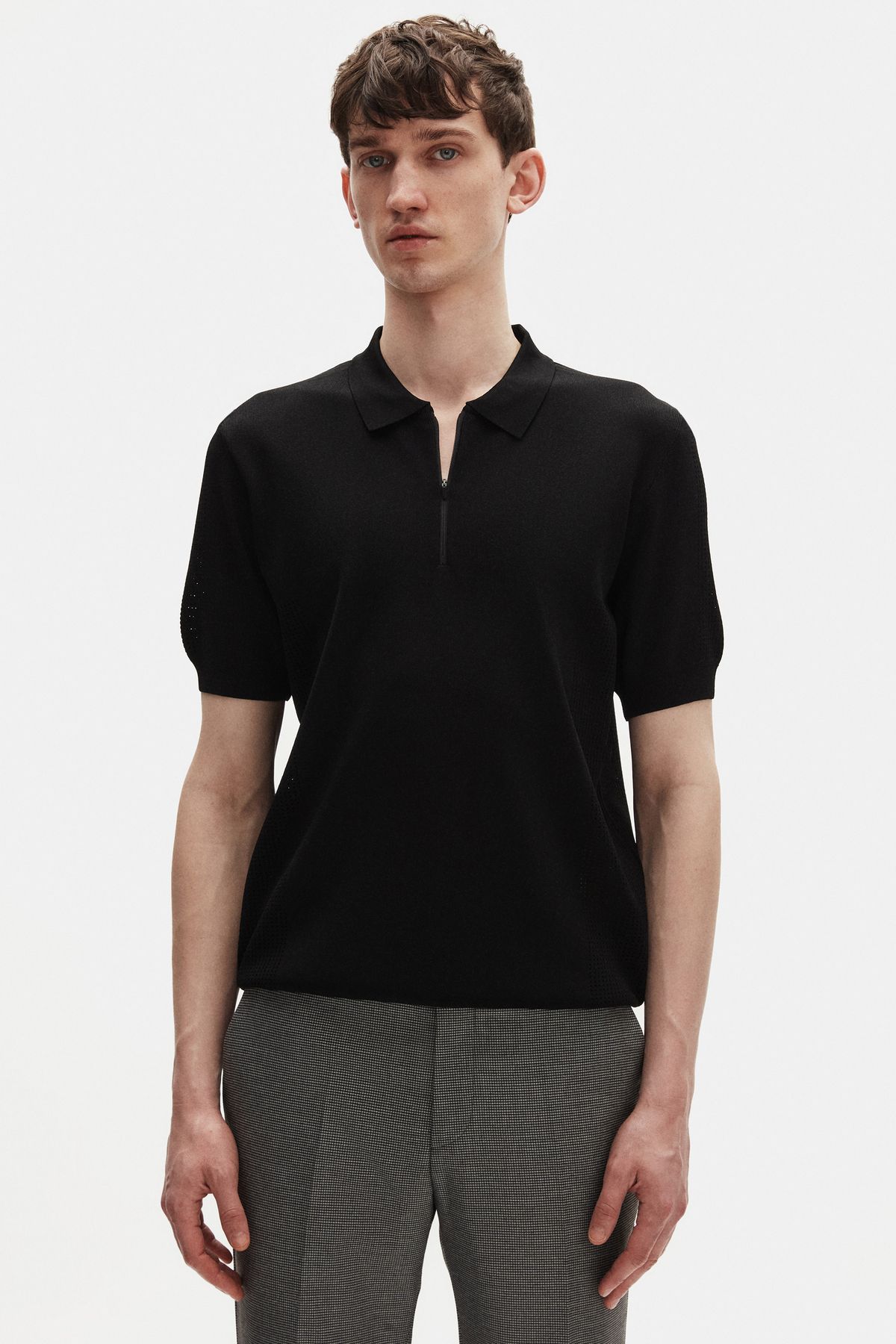 Tween Slim Fit Siyah Kazak