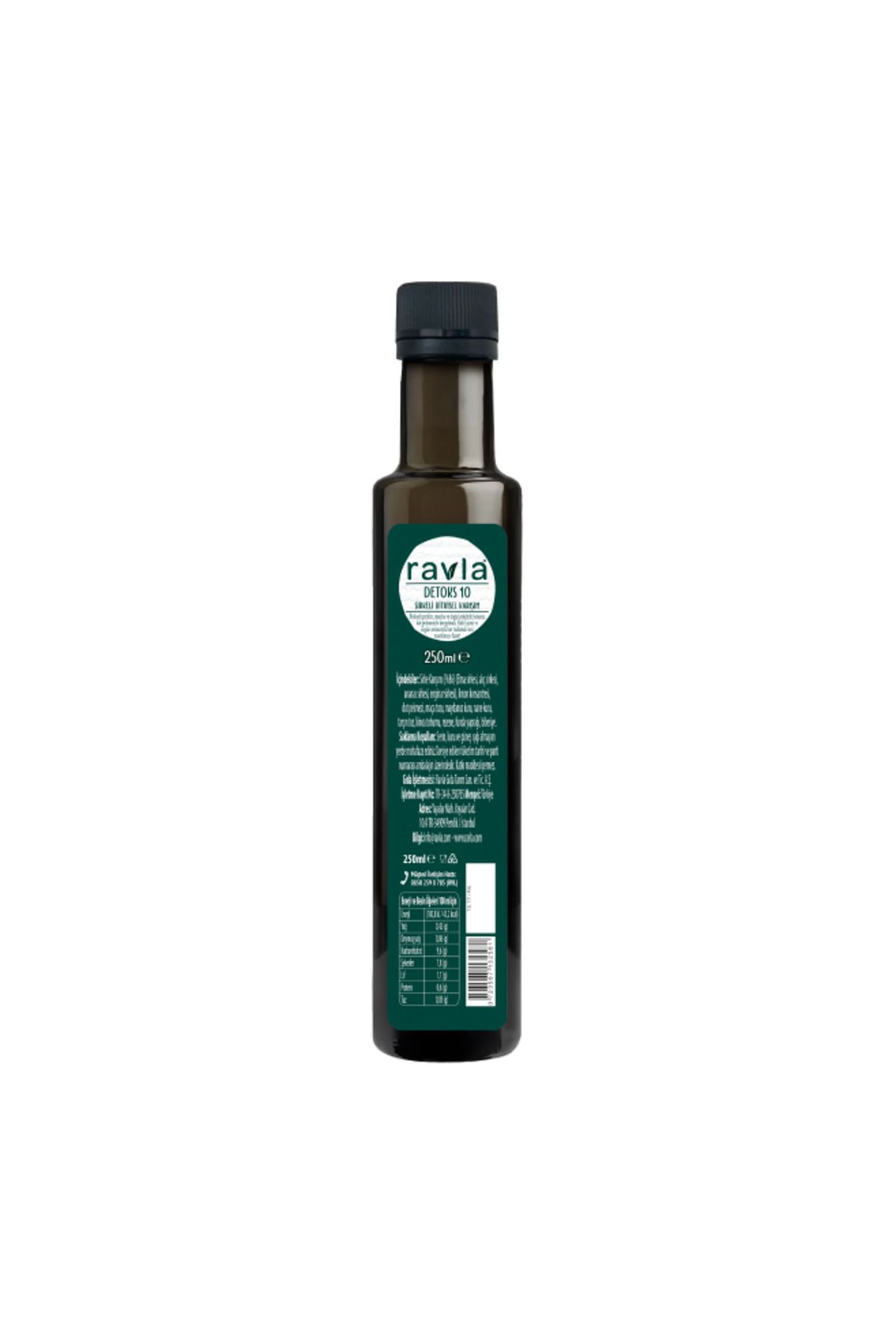 Ravla Detoks-10 Sirkeli Bitkisel İçecek - 250ml