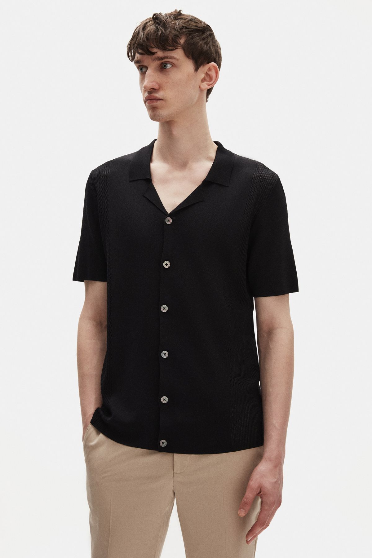 Tween Relaxed Fit Siyah Triko
