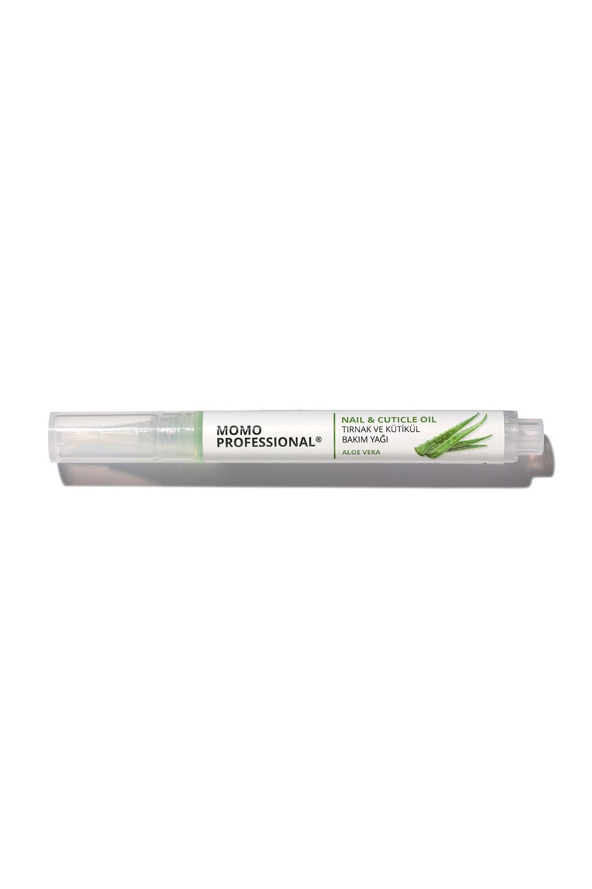 MOMO professional Aloe Vera, Özlü Tırnak ve Kütikül Bakım Yağı Kalemi, Nemlendirici ve Yatıştırıcı Etki, 3 ml