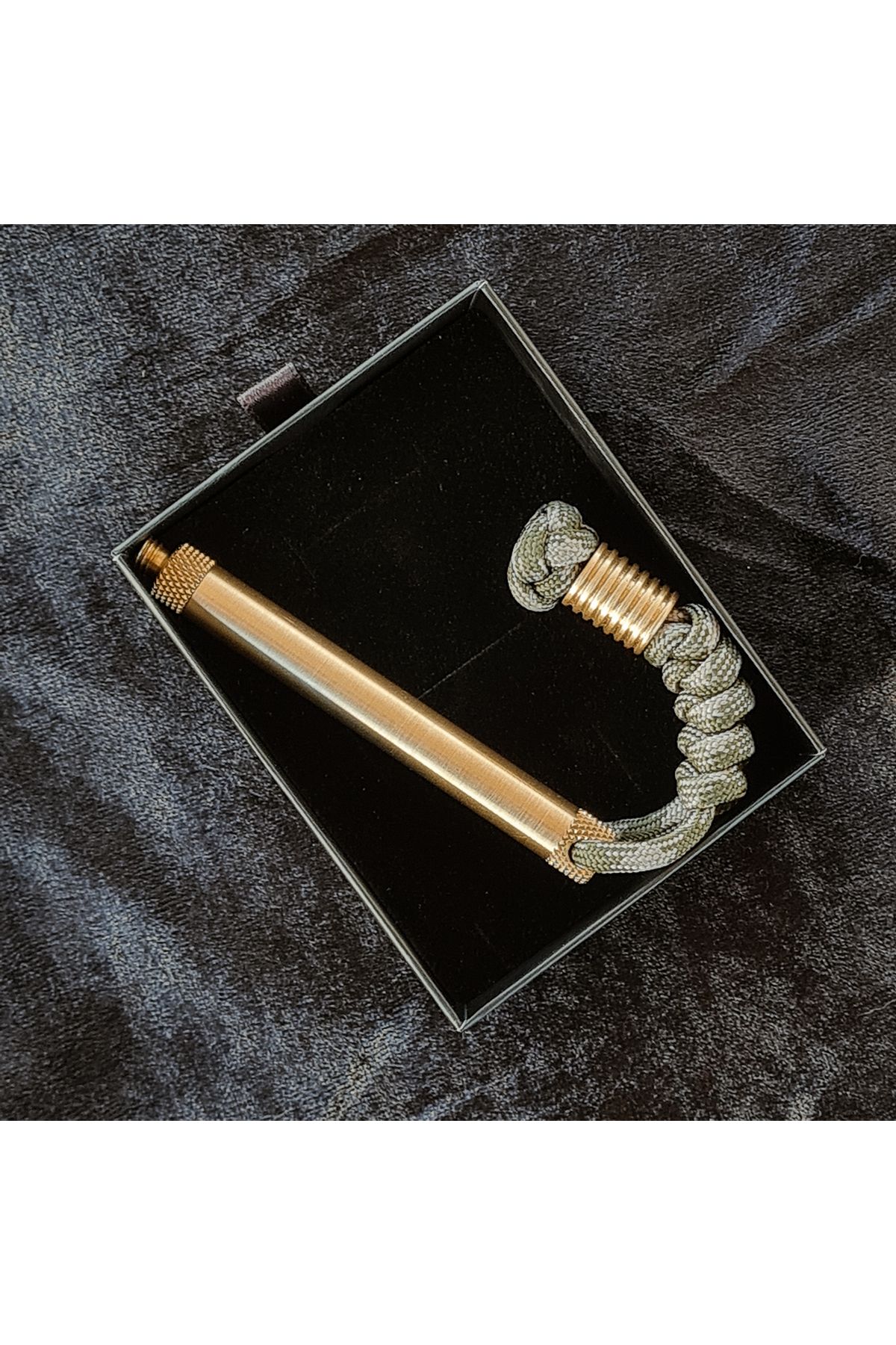 Brassallure Nomad Spike – Masif Pirinç EDC Aksesuar | 60HRC Çelik Uçlu Taktik Obje | Kamp, Doğa ve Günlük Taşıma