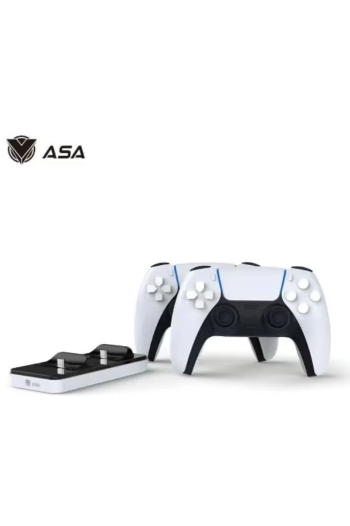 ASA-Controller Charging Station For Ps5 Dualsense | Dual Fast Controller Charger Compatible 3