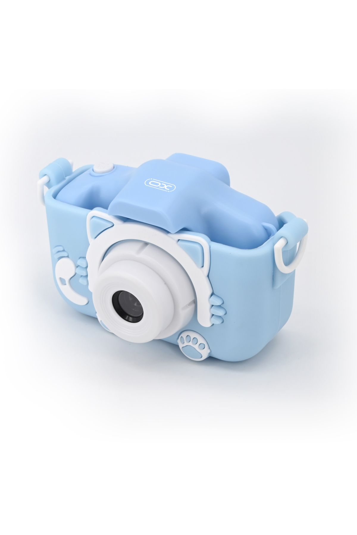 Xo XJ01 Mini Dijital Oyunlu Çocuk Kamerası,Ön/Arka Kamera,8X Zoom,1080P,Oyunlu,Renkli Çerçeveli,Silikon
