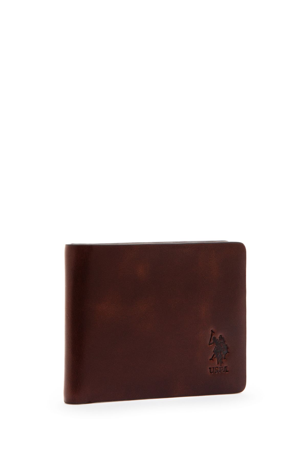 کیف پول مردانه قهوه ای 50305021 VR029 U.S. Polo Assn.