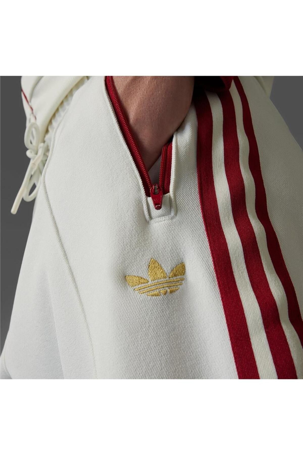 شلوار گرمکن ورزشی سفید مردانه لباس های فوتبال شش FCB 125 TP adidas