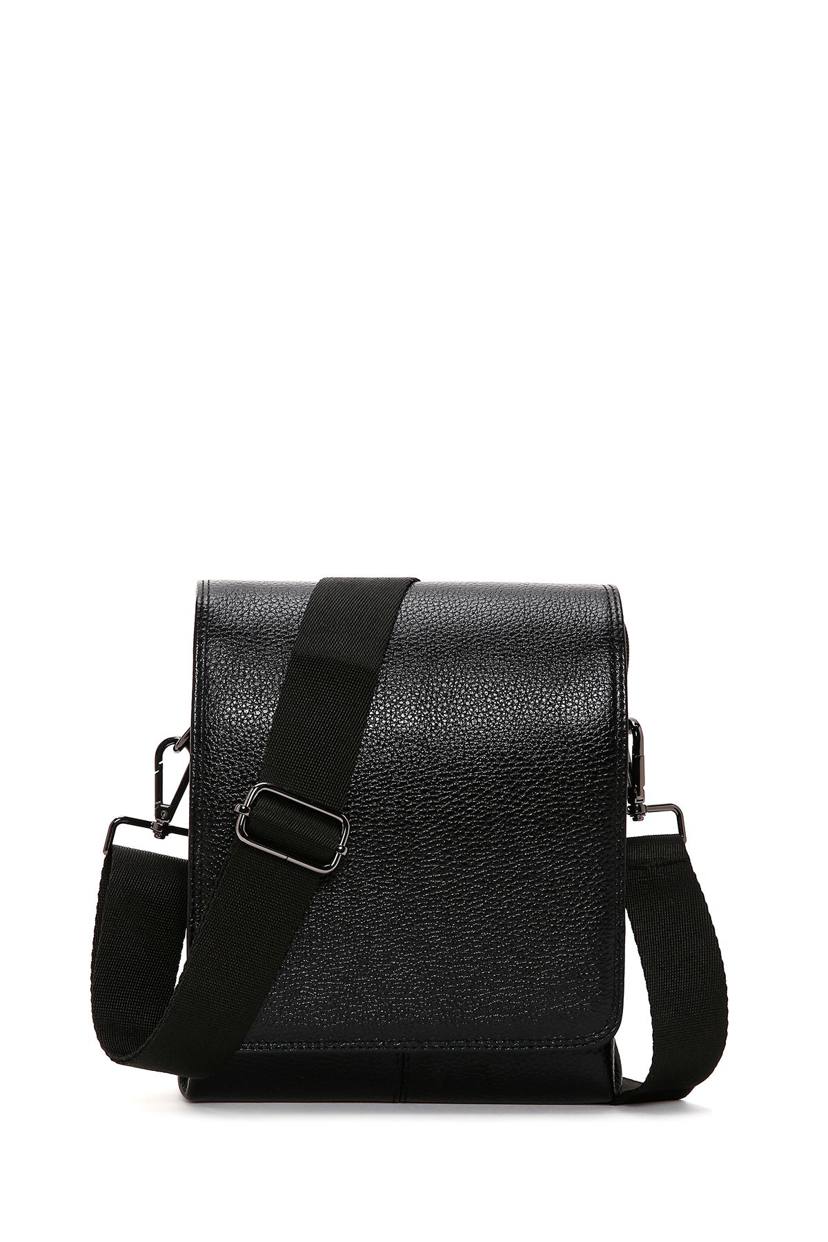 Derimod Geantă Messenger Din Piele Neagră Pentru Bărbați 23sbd3103ft Masculin - One Size