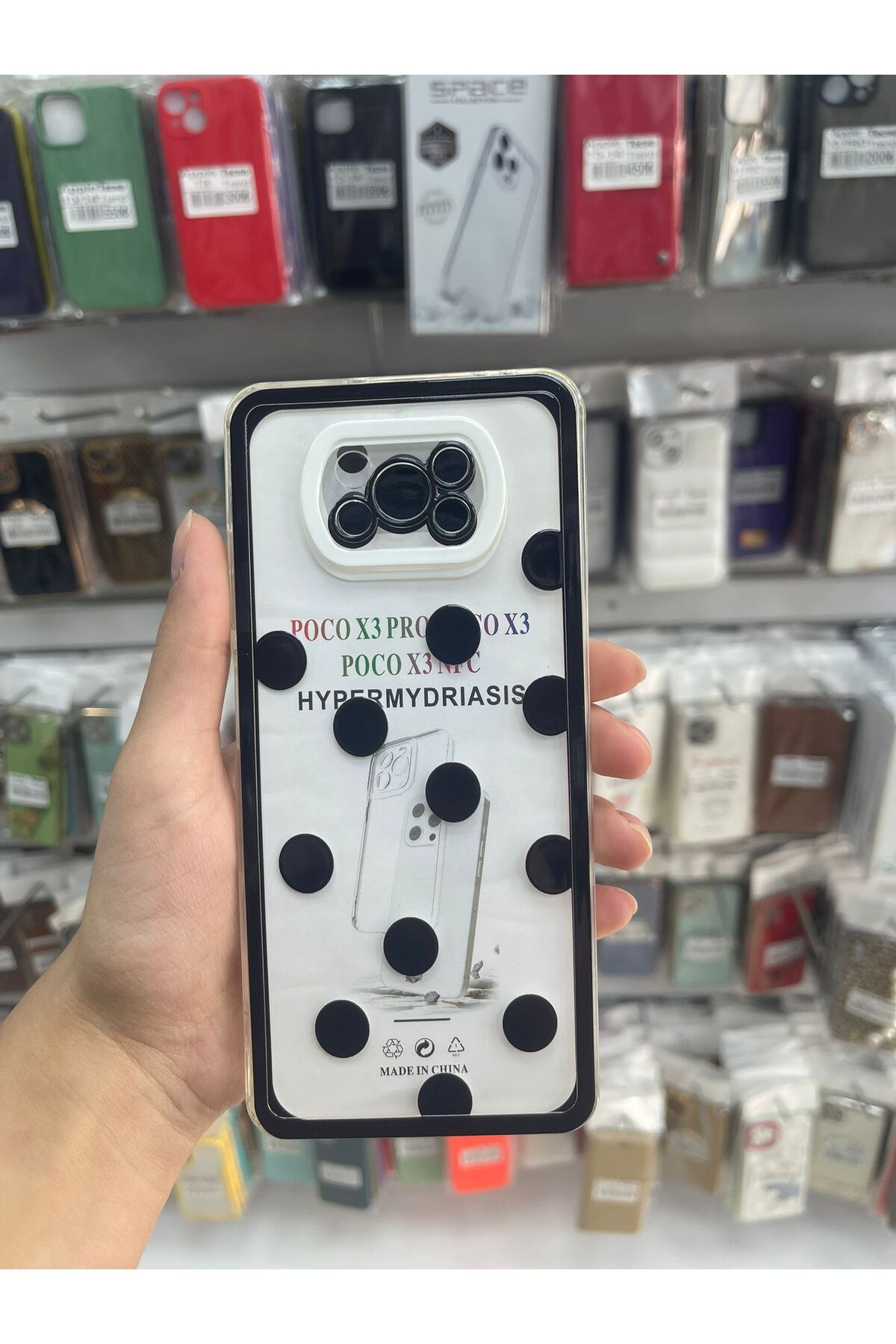 TECNOTREND xiaomii poco x3/x3 pro uyumlu benekli kılıf