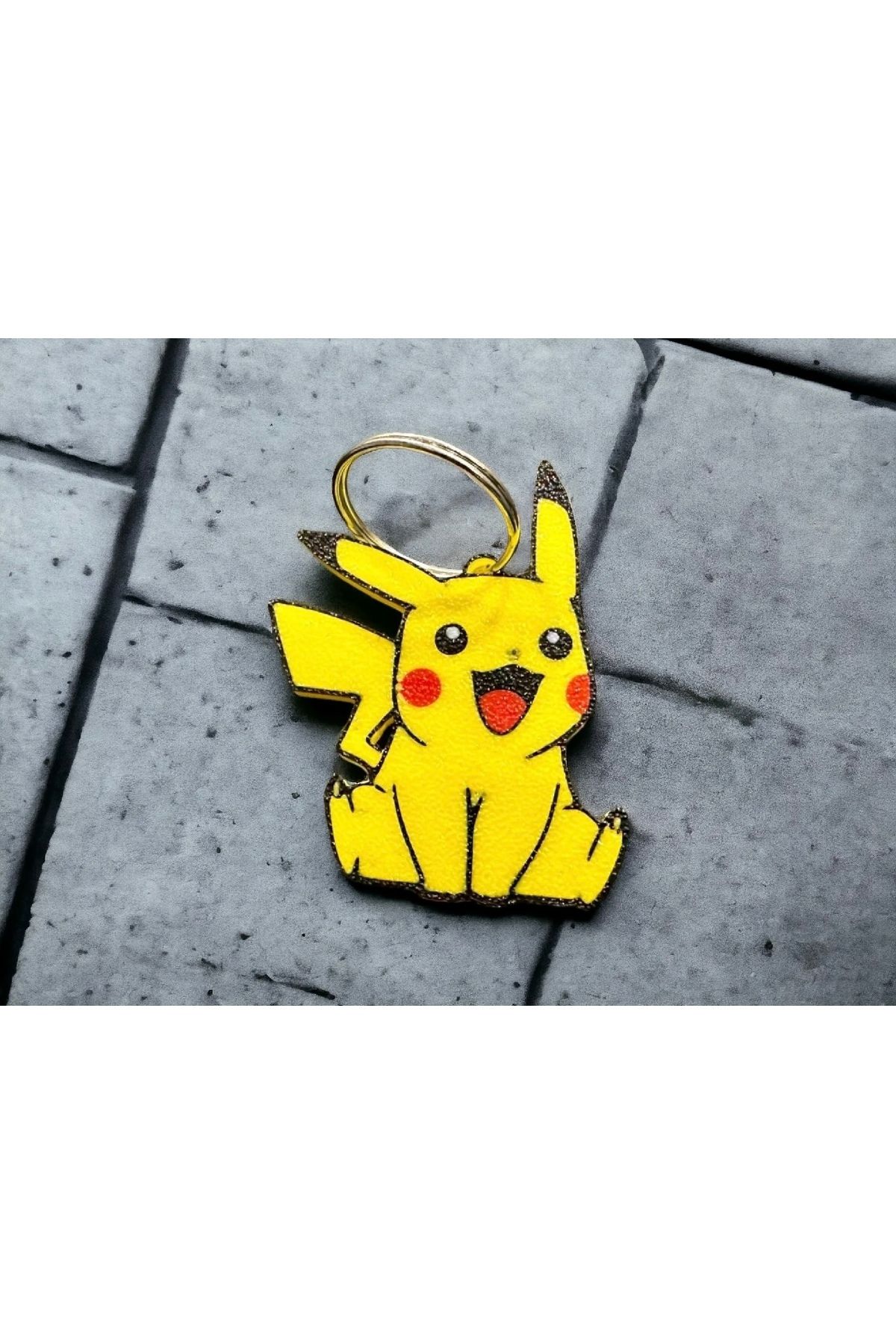 üç boyutlu haller Pikachu Anahtarlık