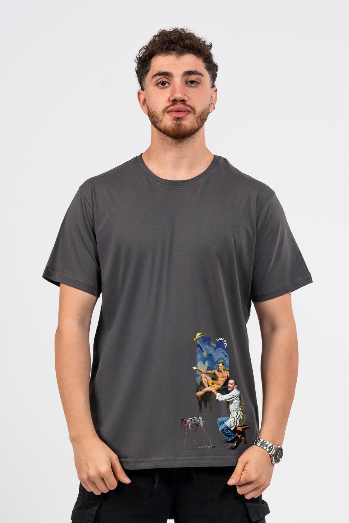 LUMARTA Regular Dali Baskılı Tshirt