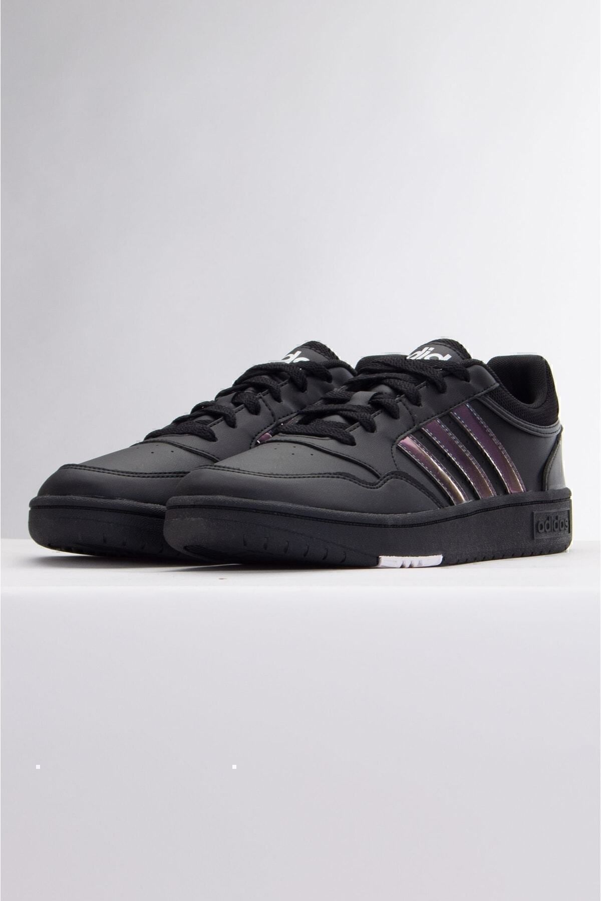 کفش پیاده روی زنانه HOOPS 3.0 K روزانه جوان GZ9671 سیاه adidas