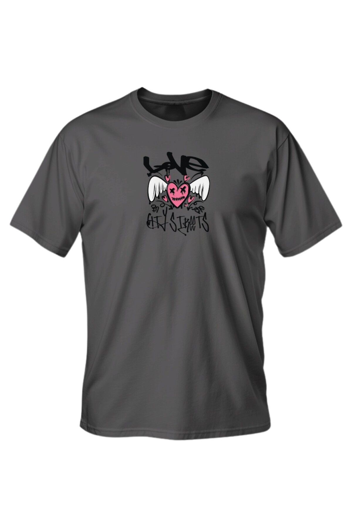 LUMARTA Regular City Streets Baskılı T-Shirt