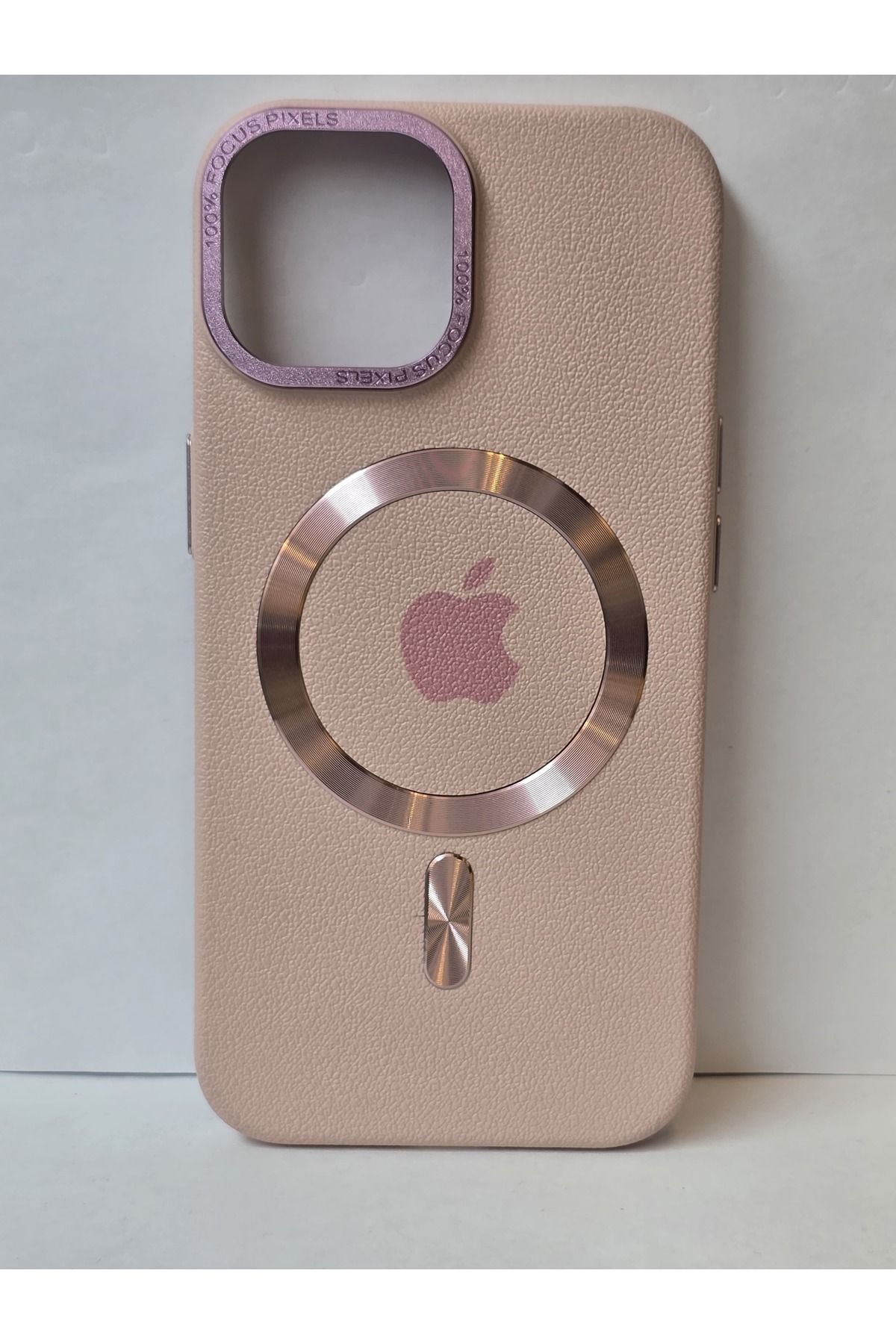 FATÖZ ACCESSORY iPhone 13 / iPhone 14 Uyumlu MagSafe Destekli Pembe Telefon Kılıfı