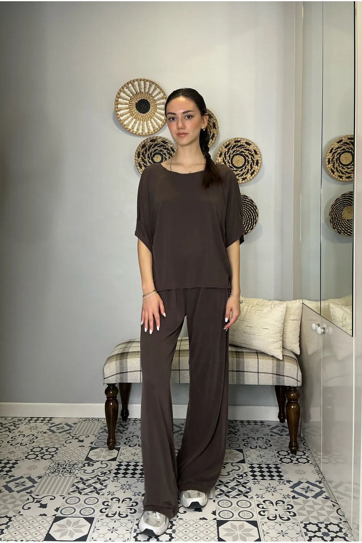 saze butik KAHVE EŞOFMAN TAKIMI