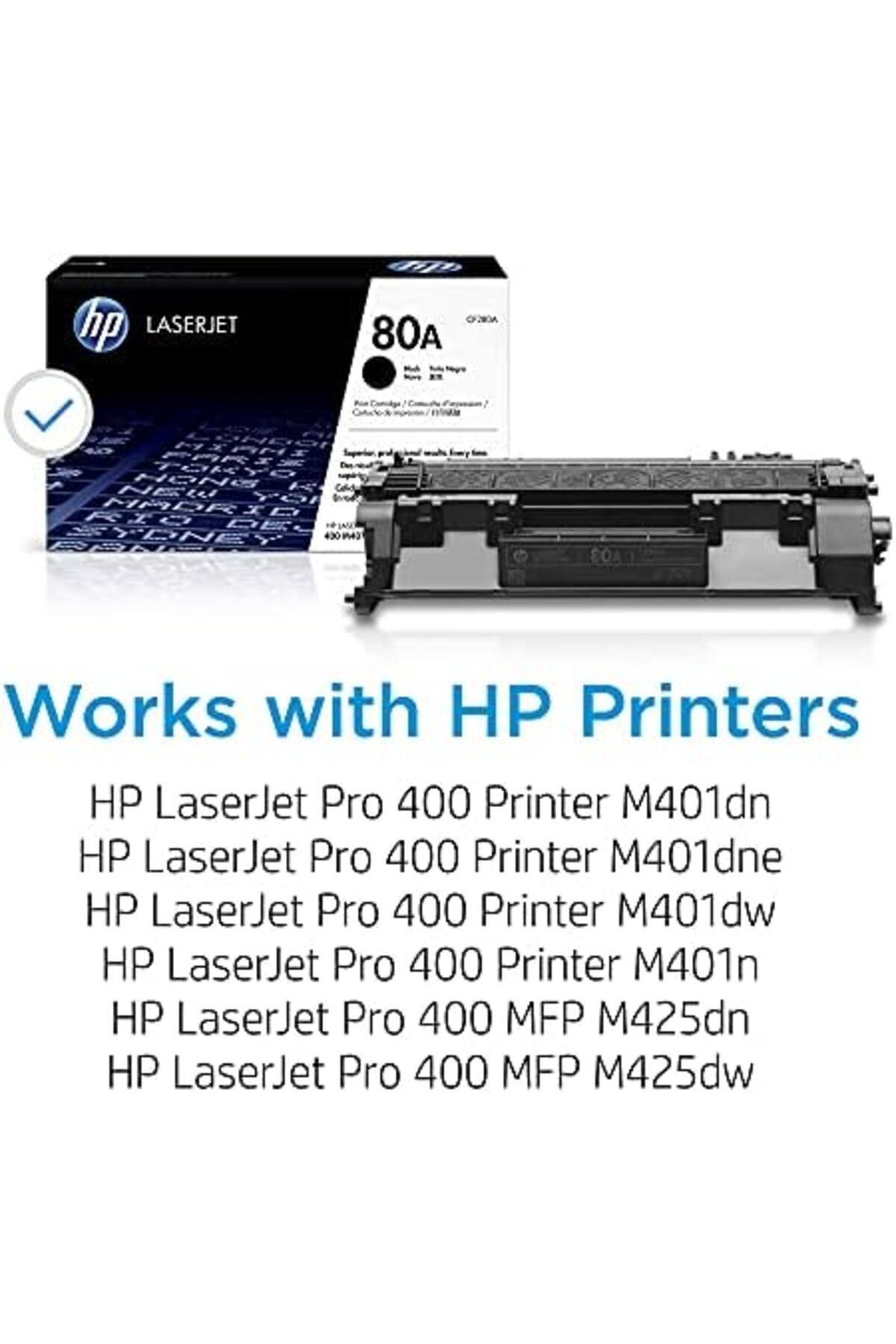 HP-خرطوشة حبر ليزرجيت HP 80A باللون الأسود 4