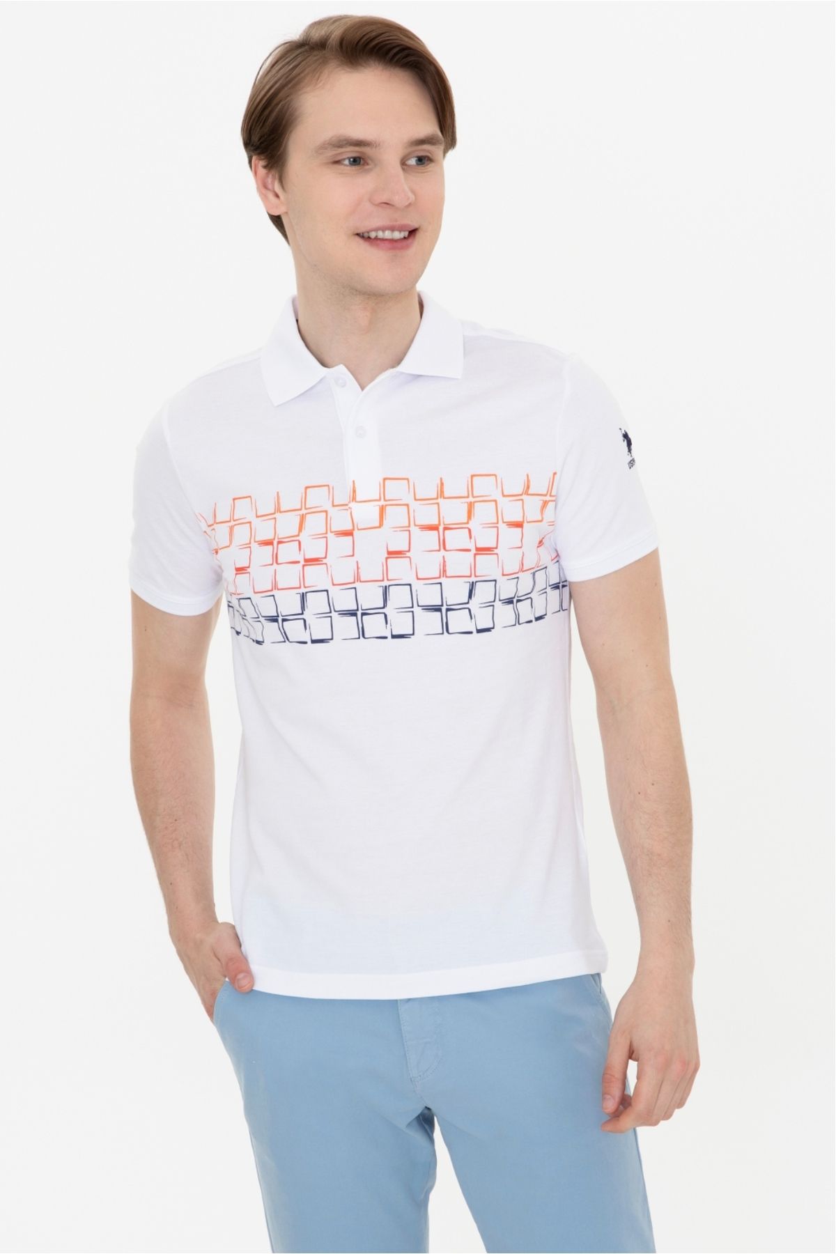 U.S. Polo Assn. Erkek Lacivert Polo Yaka Tişört