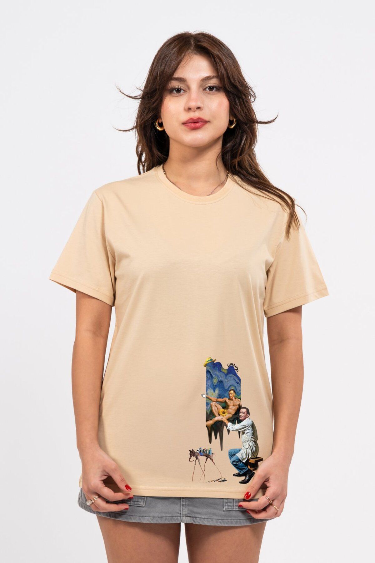 LUMARTA Regular Dali Baskılı Tshirt