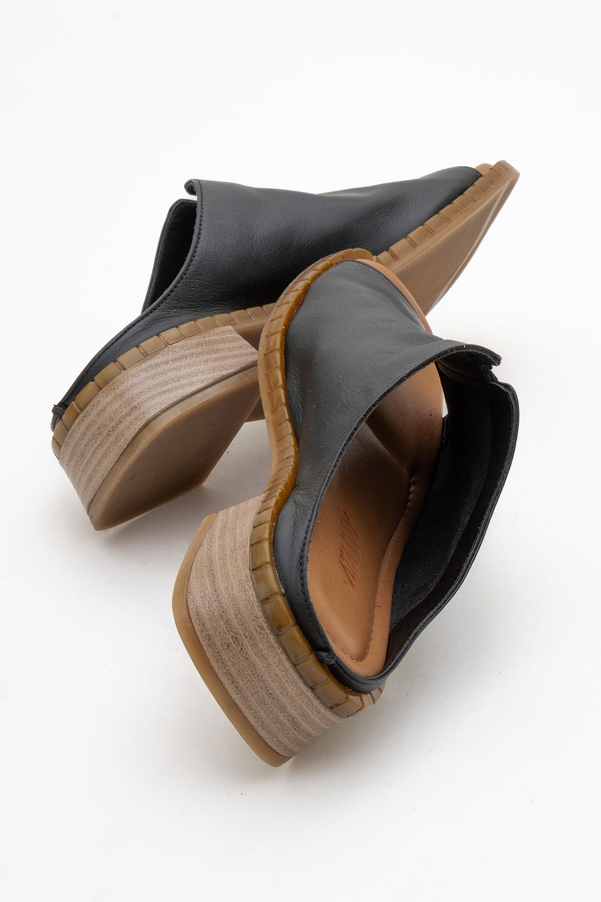 Ataköy Ayakkabı-Women's Leather Slippers 4