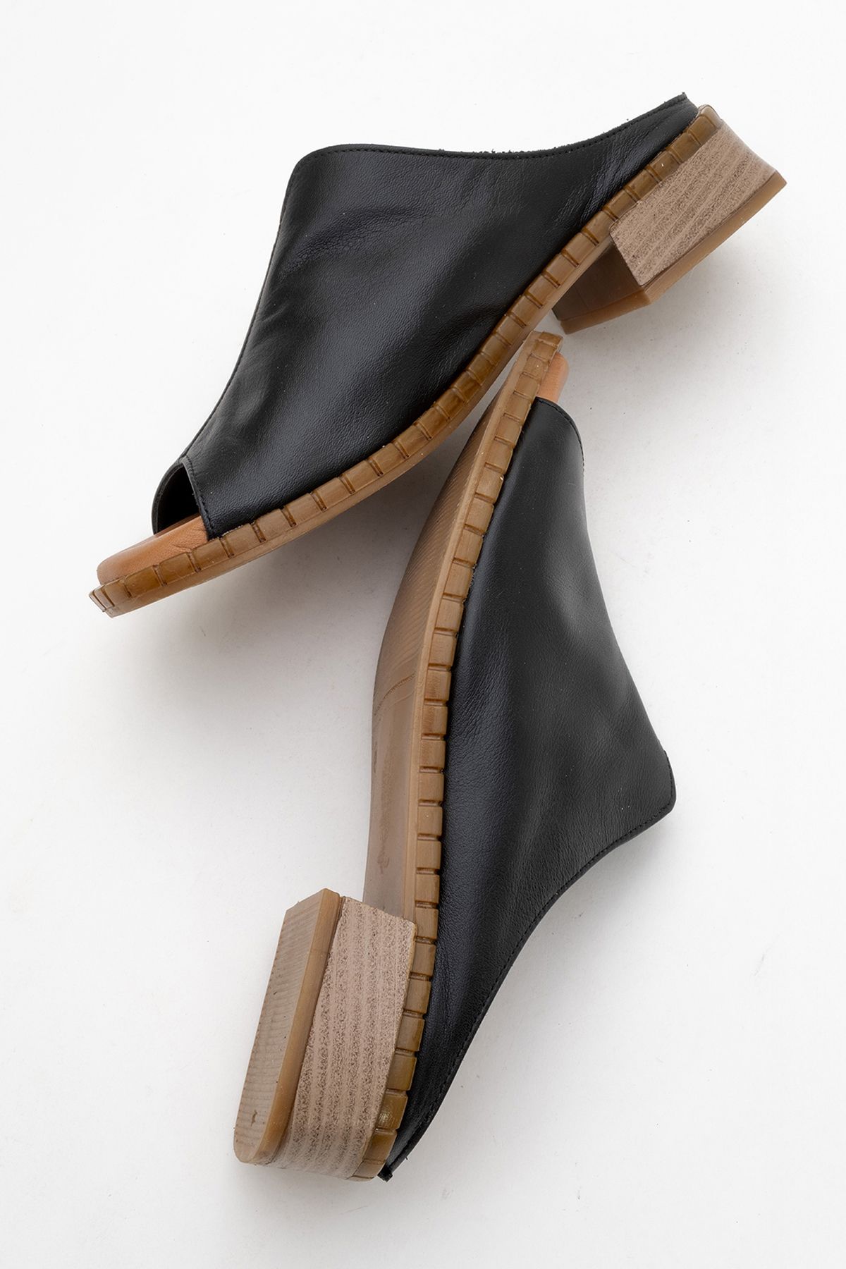Ataköy Ayakkabı-Women's Leather Slippers 6