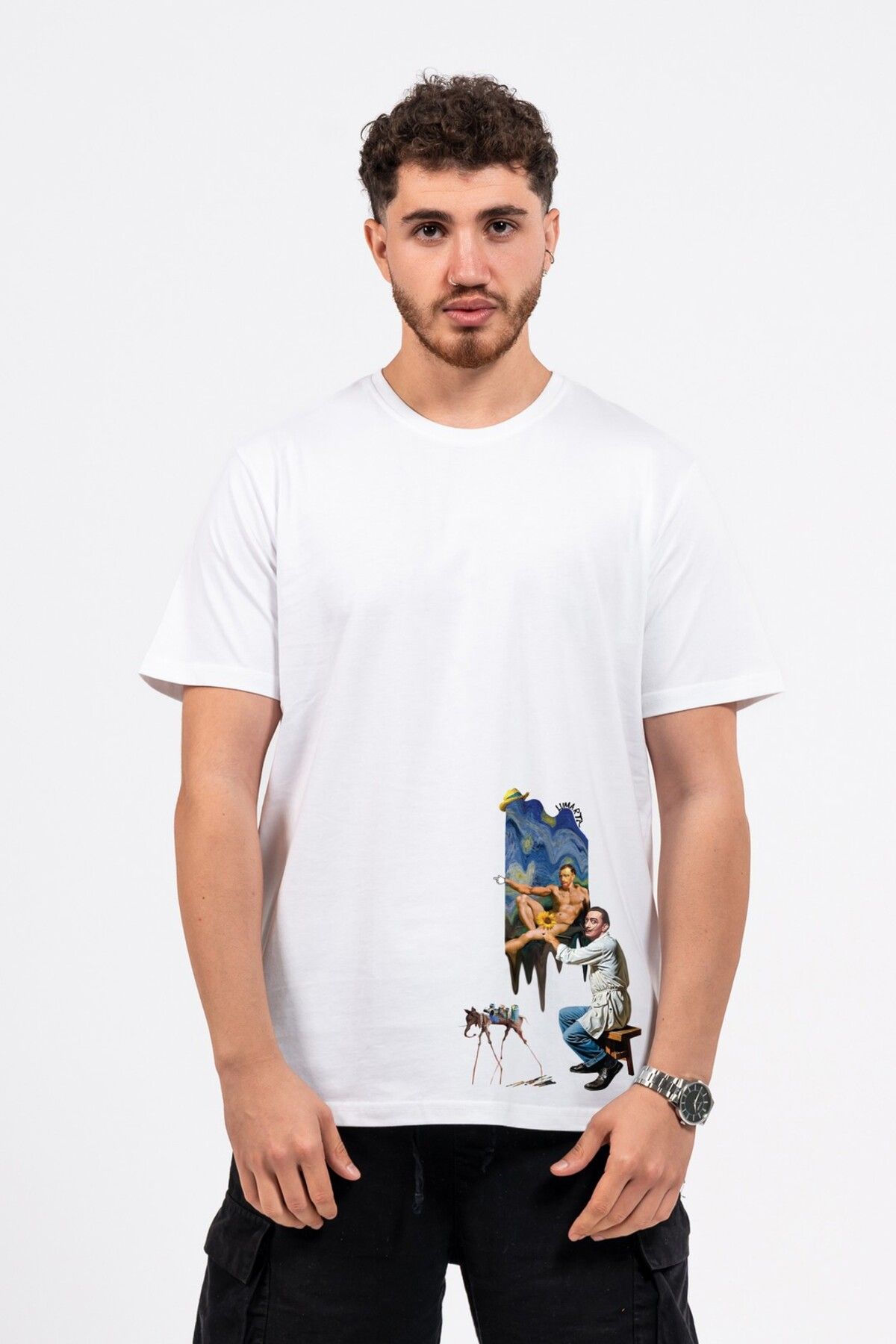 LUMARTA Regular Dali Baskılı Tshirt