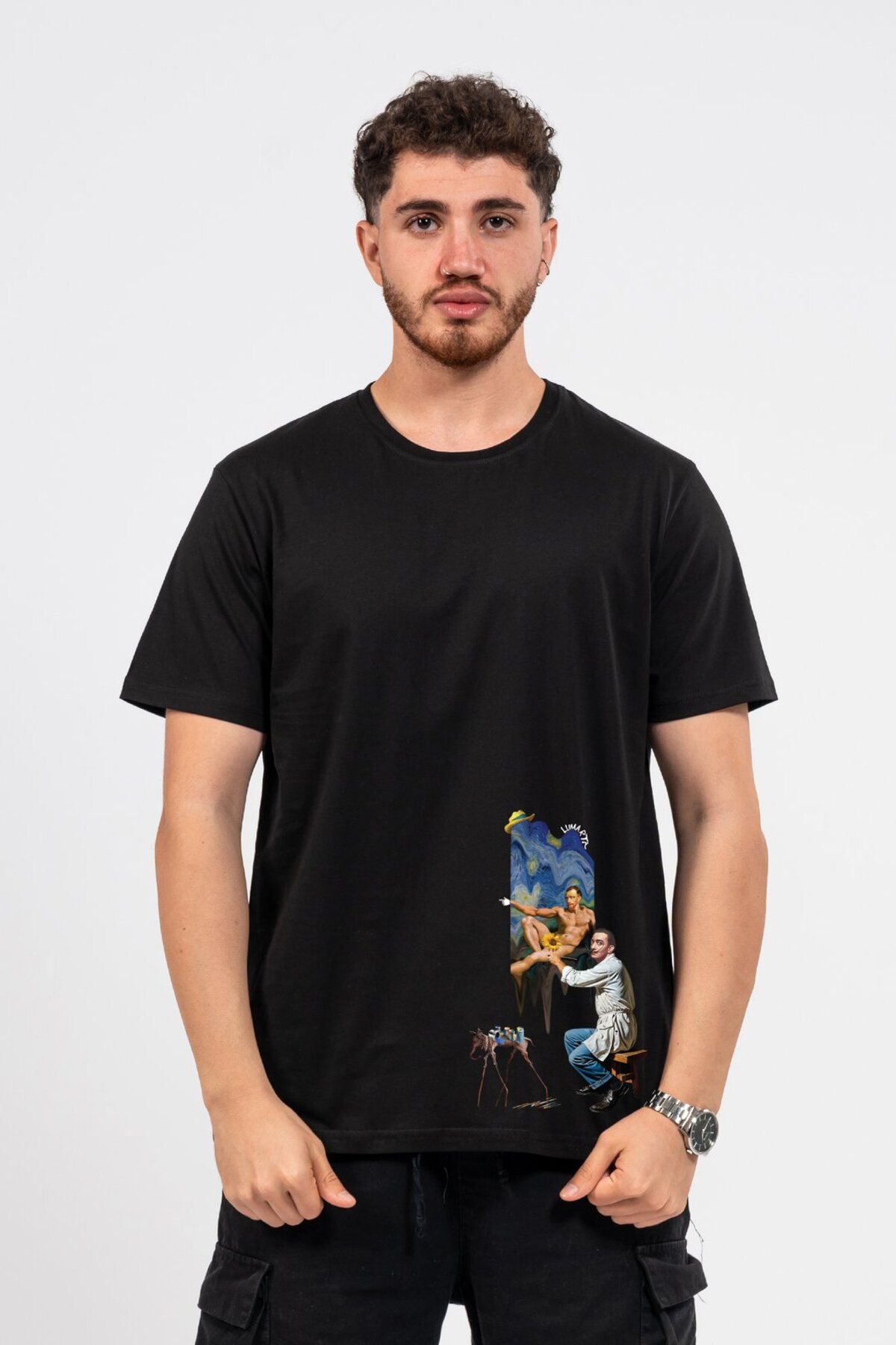 LUMARTA Regular Dali Baskılı Tshirt