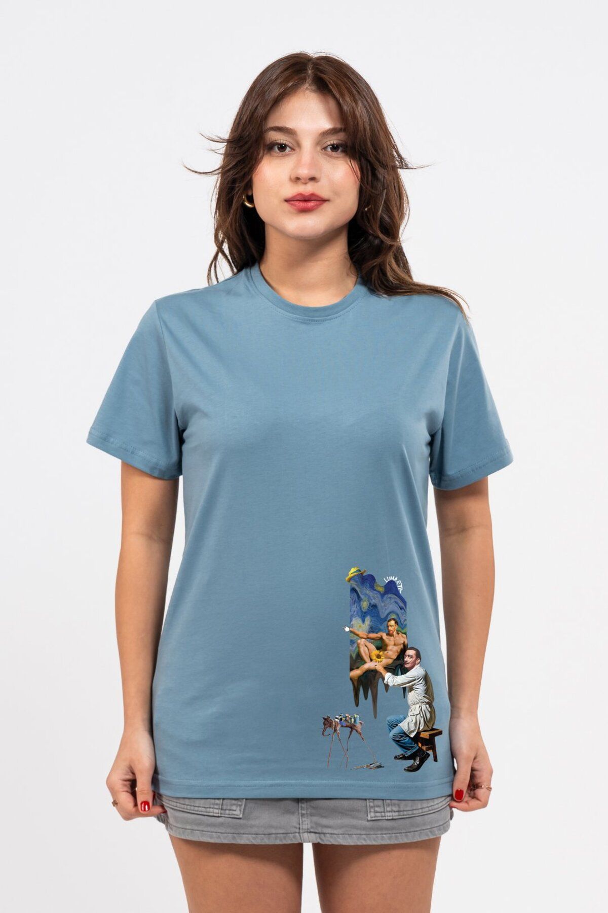 LUMARTA Regular Dali Baskılı Tshirt