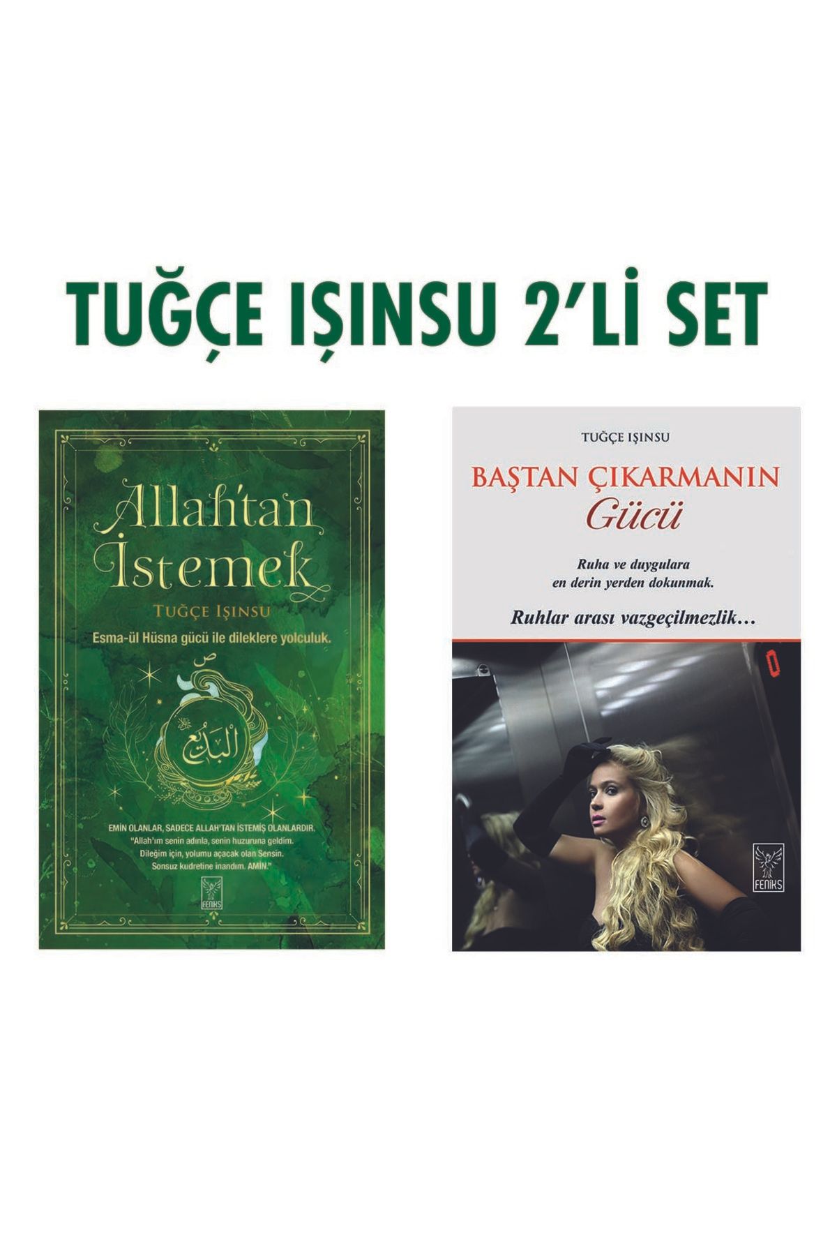 Feniks Yayınları TUĞÇE IŞINSU 2'Lİ SET - ALLAH'TAN İSTEMEK&BAŞTAN ÇIKARMANIN GÜCÜ
