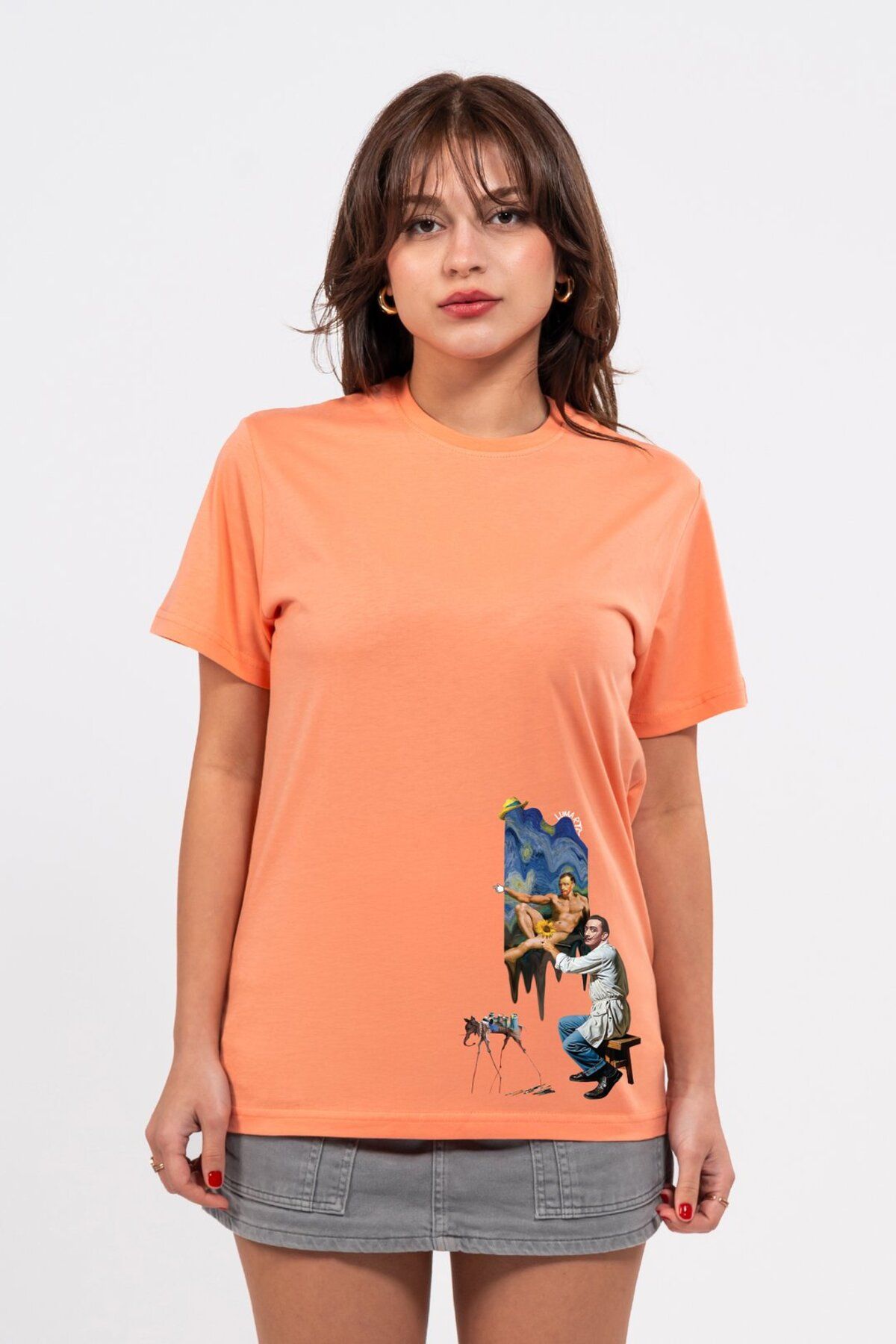 LUMARTA Regular Dali Baskılı Tshirt