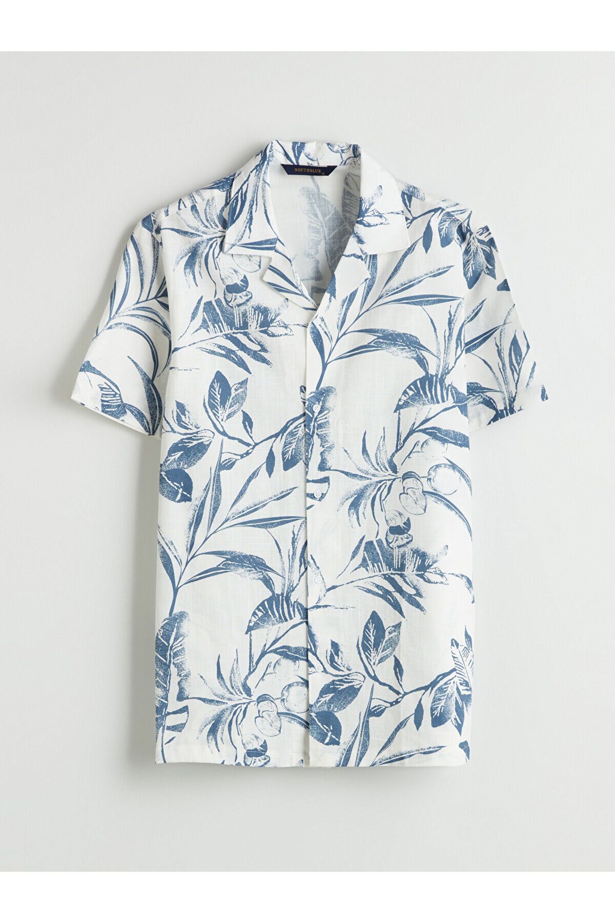 LC Waikiki Regular Fit Kısa Kollu Desenli Erkek Gömlek