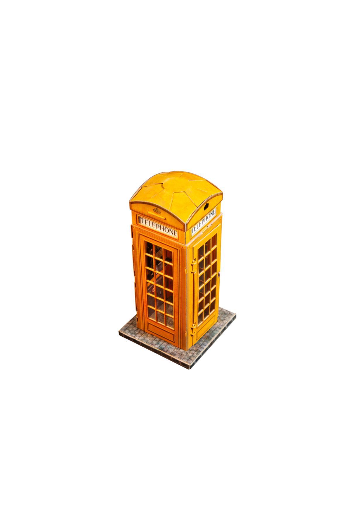 umbum-3D Lighted Puzzle Jigsaw Phone Box Yellow Color 3