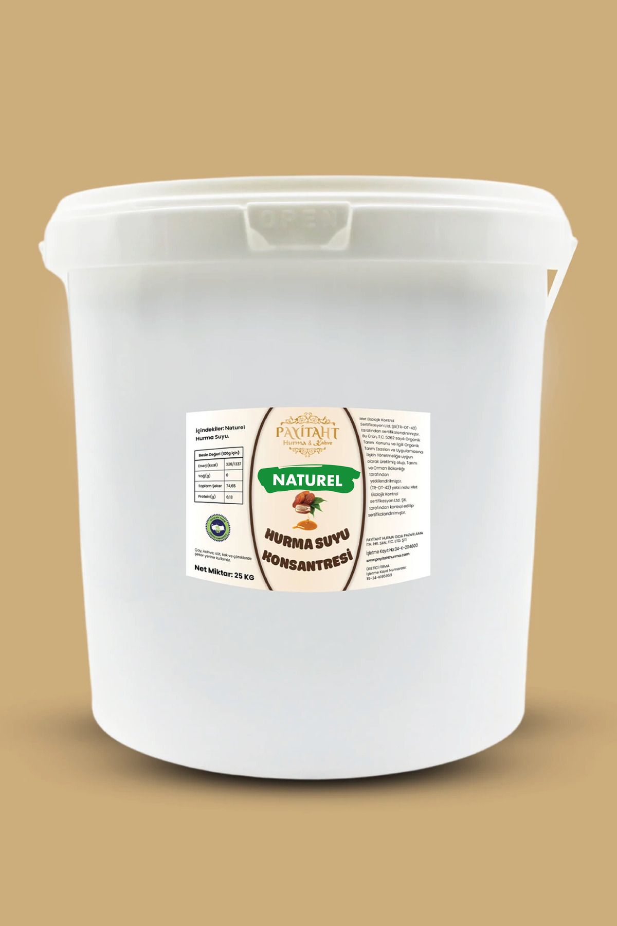 HURMA SUYU KONSANTRESİ 25 KG