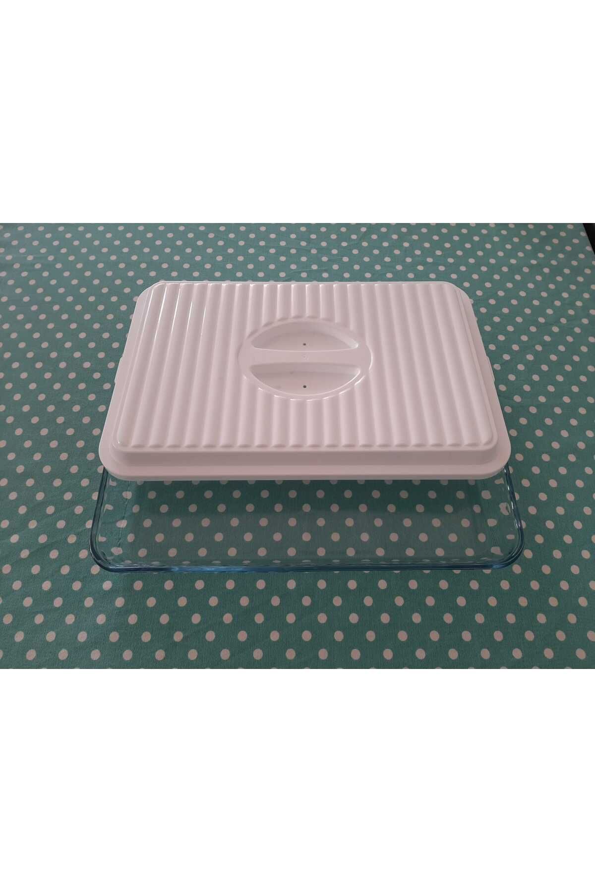 bir sürü eşya pak market Beyaz Renkli Borcam Kapağı Dikdörtgen Plastik 40,5cm x 27,5 cm