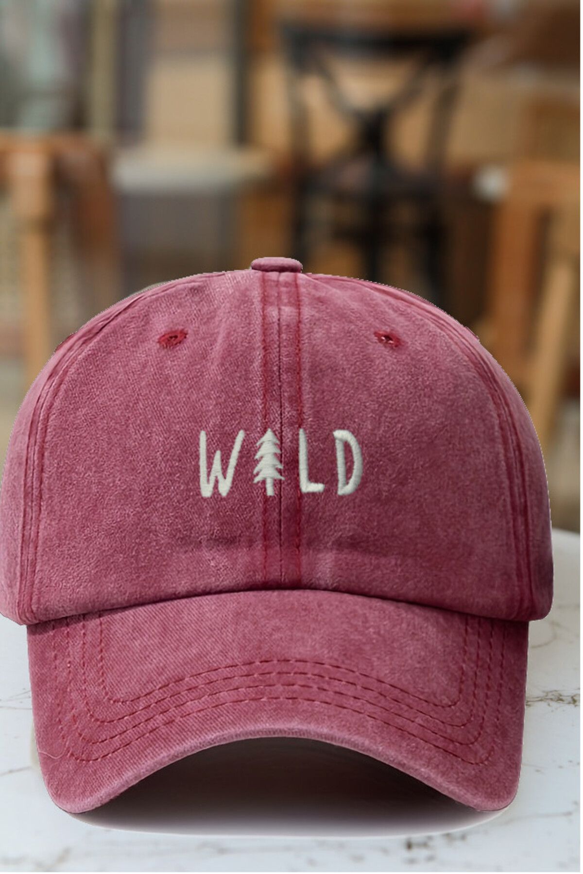 CAP BROS WİLD NAKIŞLI ESKİTME ŞAPKA