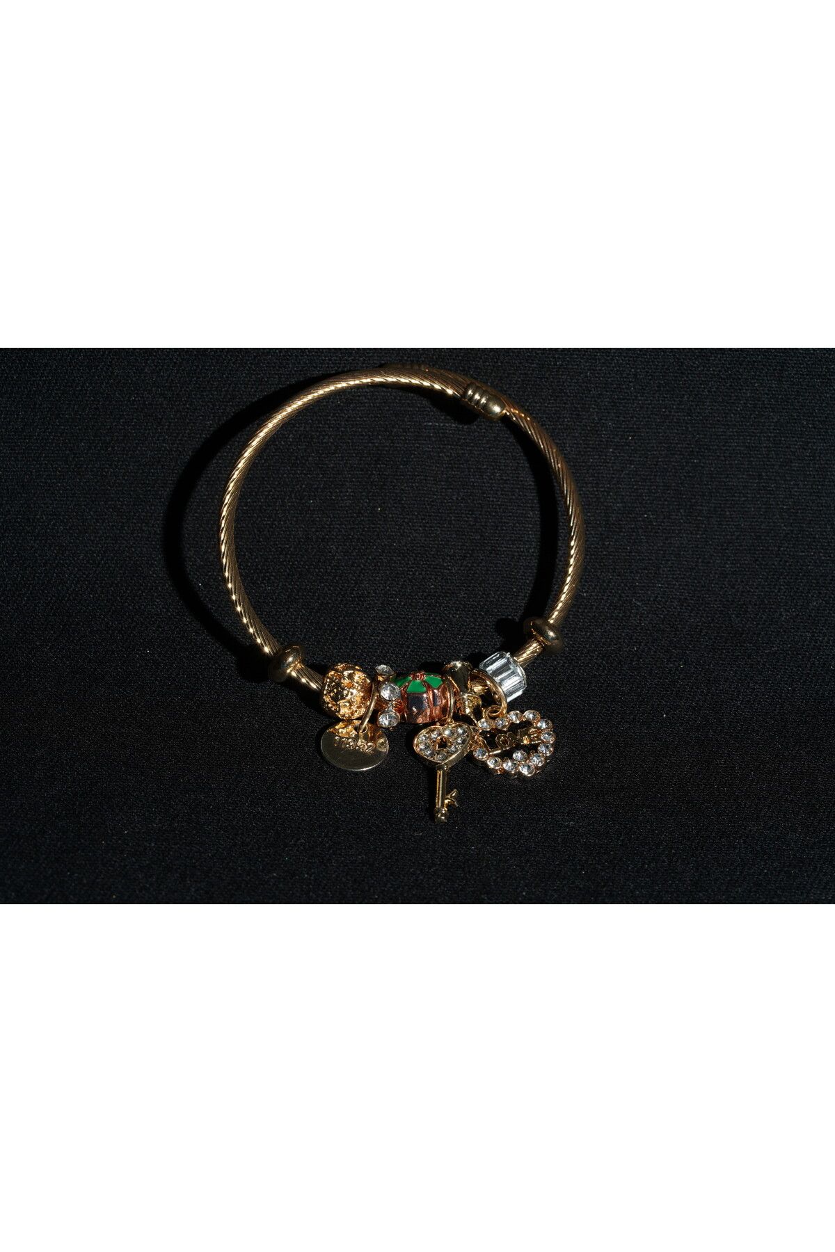 Hayalet Charm Stil Çelik Bileklik