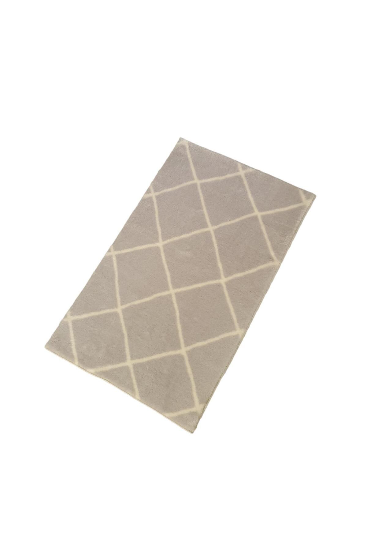 Jassrug Royal Kaymaz Taban Banyo Halısı 50x80 Diamond Gri