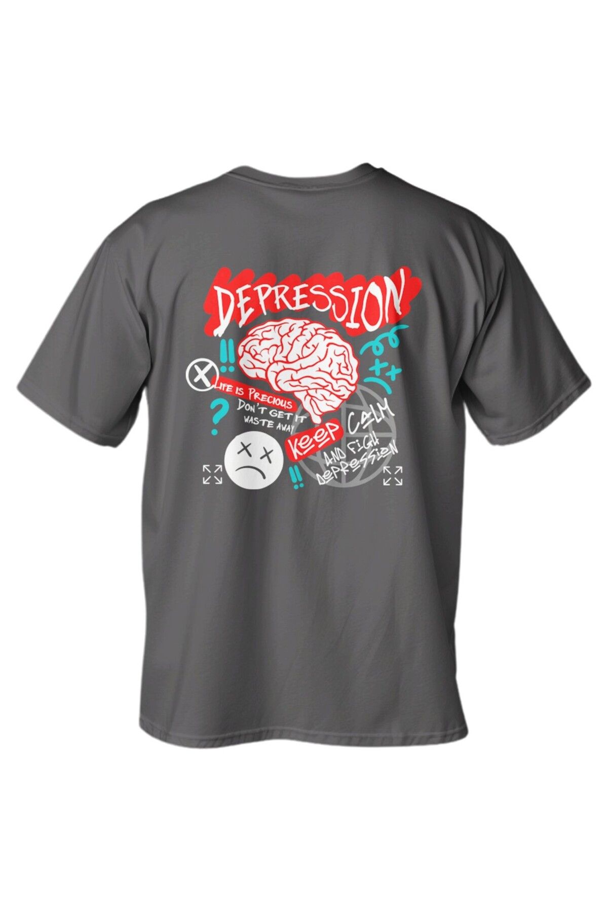 LUMARTA Regular Depression Baskılı T-Shirt